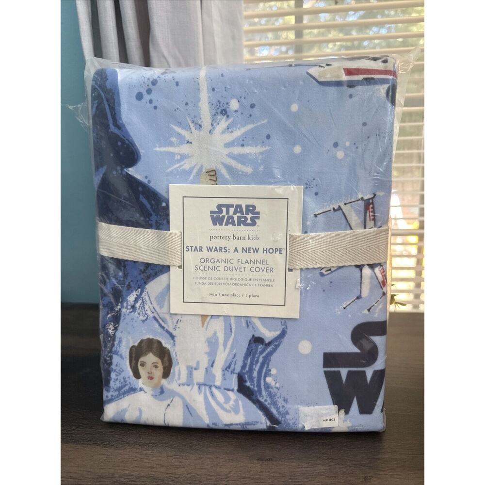 NEW Pottery Barn Teens Kids Star Wars A New Hope Duvet Cover Bed TWIN